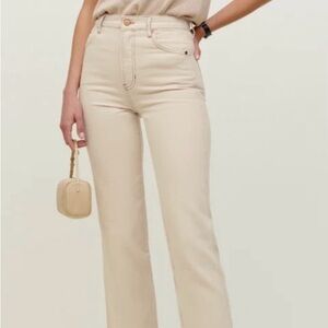 Reformation Jeans Cowboy High Rise Straight Leg Size 24